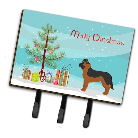 Carolines Treasures Black German Shepherd Mastiff Mix Christmas Tree Leash or Key Holder CK3833TH68
